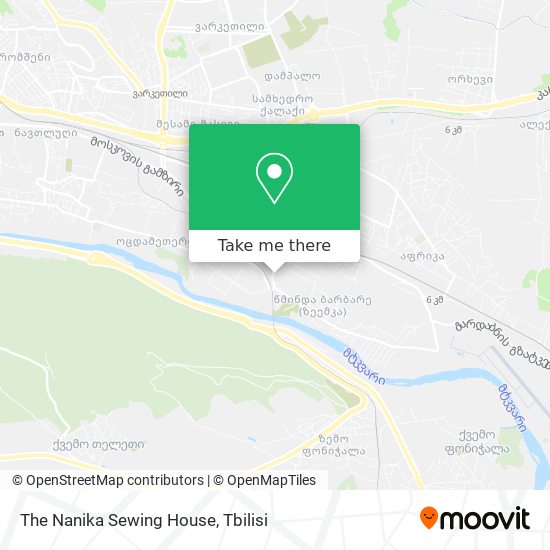 The Nanika Sewing House map