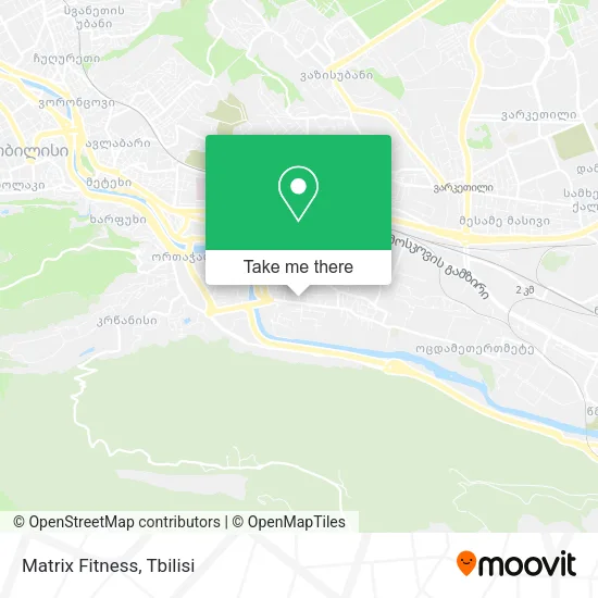 Карта Matrix Fitness