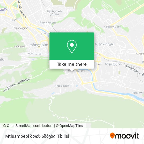 Mtisambebi მთის ამბები map