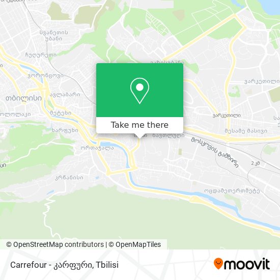 Carrefour - კარფური map