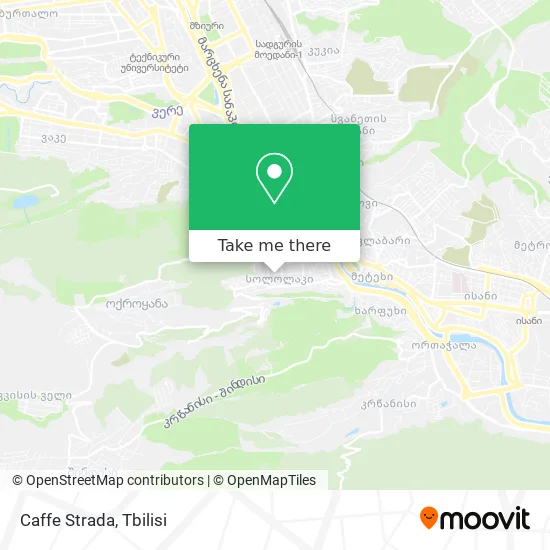 Карта Caffe Strada