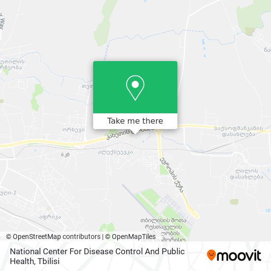 National Center For Disease Control And Public Health map