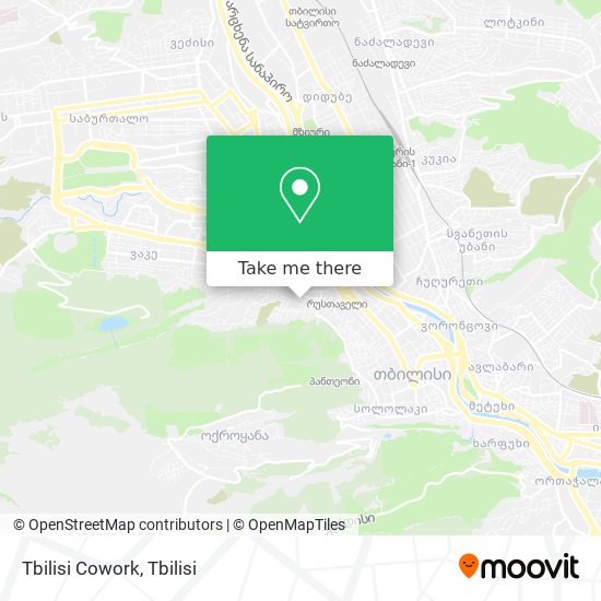 Карта Tbilisi Cowork