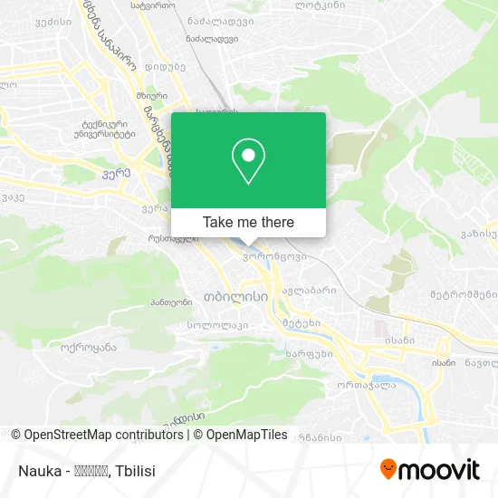 Карта Nauka - ნაუკა