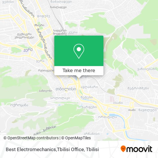 Best Electromechanics,Tbilisi Office map
