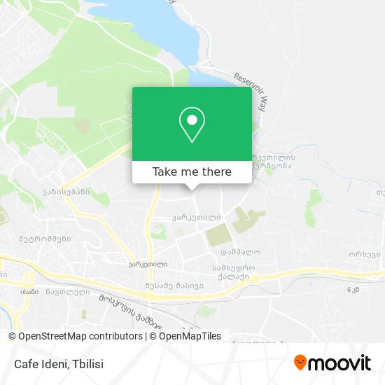 Карта Cafe Ideni