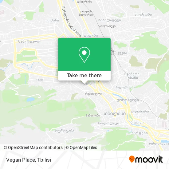 Карта Vegan Place