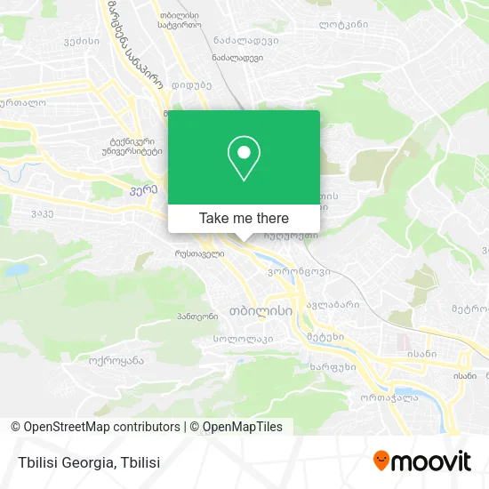 Карта Tbilisi Georgia