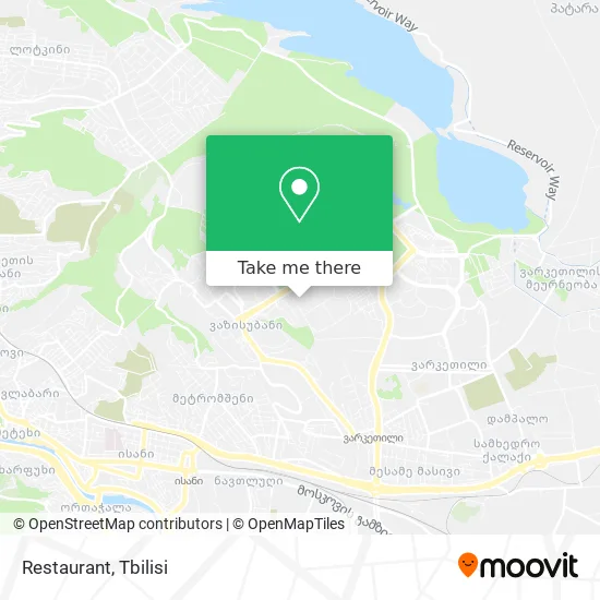 Карта Restaurant
