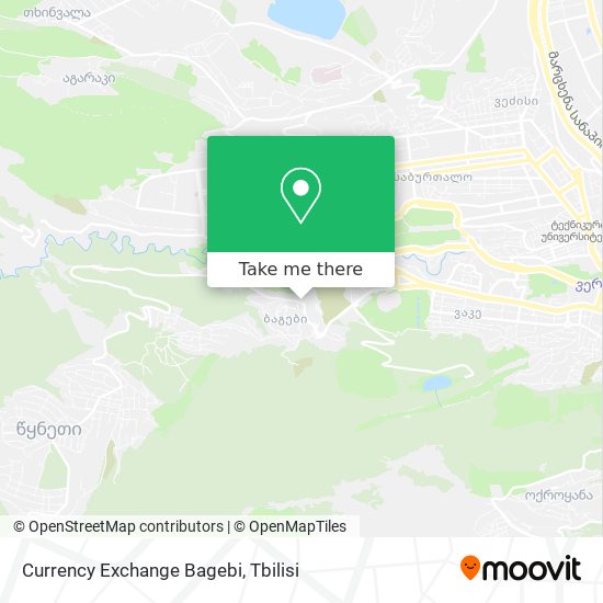 Currency Exchange Bagebi map