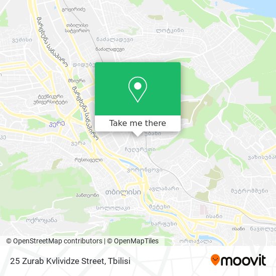 25 Zurab Kvlividze Street map