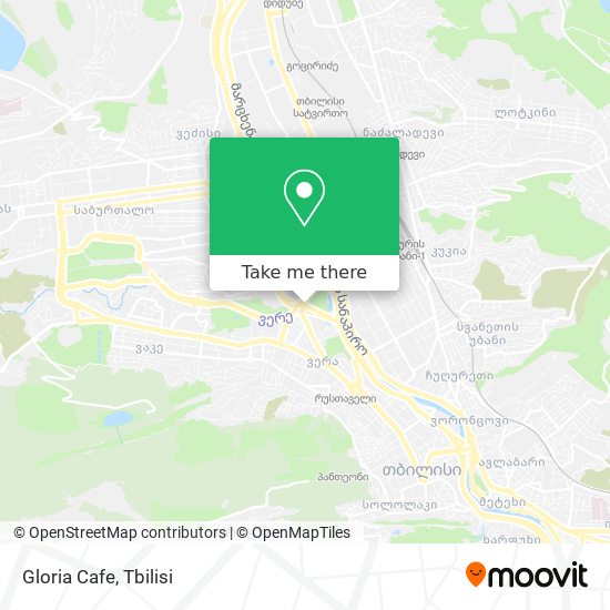 Gloria Cafe map