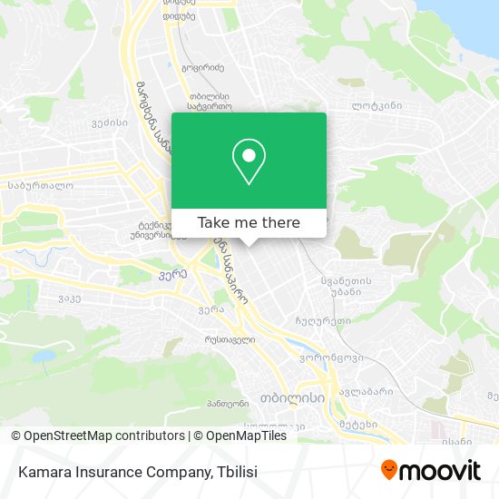 Kamara Insurance Company map
