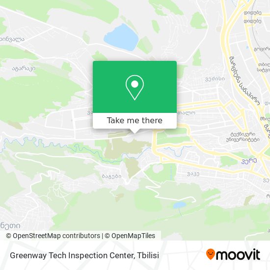 Карта Greenway Tech Inspection Center