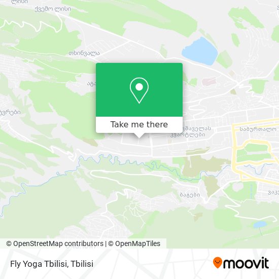 Карта Fly Yoga Tbilisi