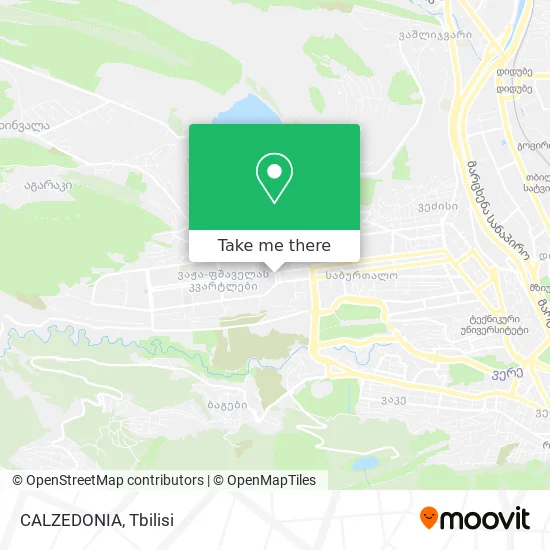 Карта CALZEDONIA