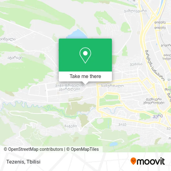 Карта Tezenis
