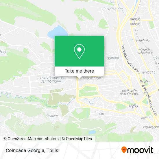 Карта Coincasa Georgia