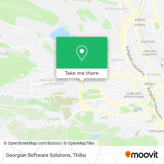 Карта Georgian Software Solutions