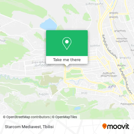 Карта Starcom Mediavest