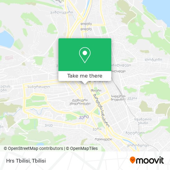 Карта Hrs Tbilisi