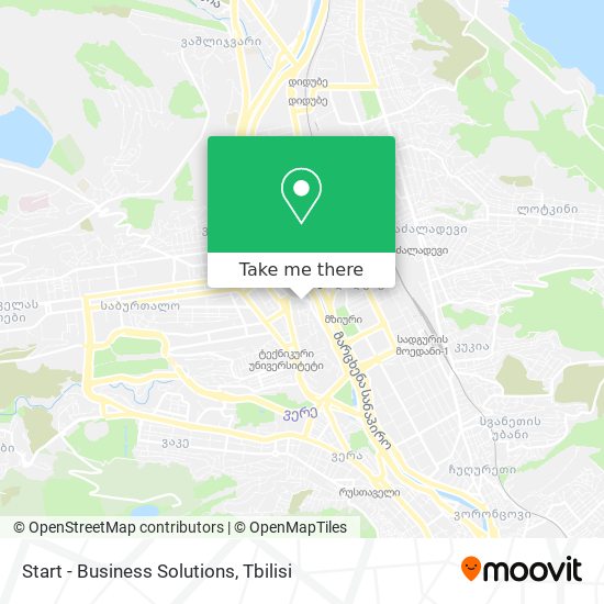 Start - Business Solutions map