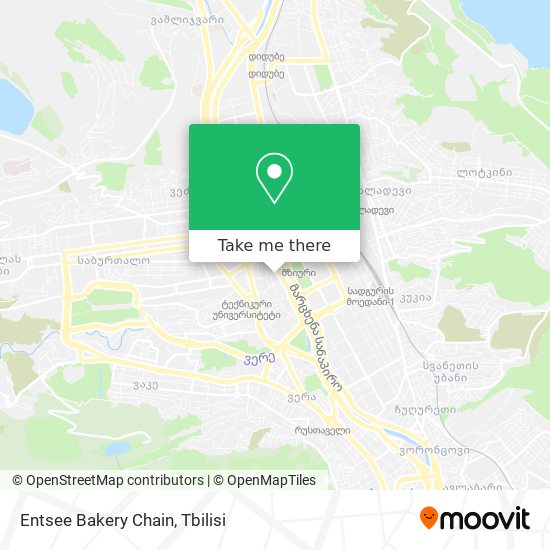 Entsee Bakery Chain map
