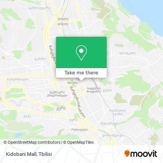 Kidobani Mall map