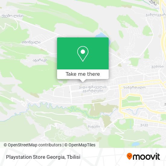 Playstation Store Georgia map
