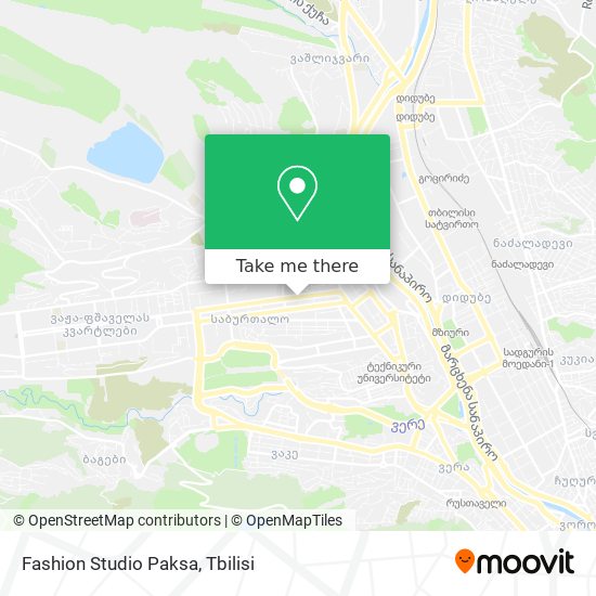 Fashion Studio Paksa map