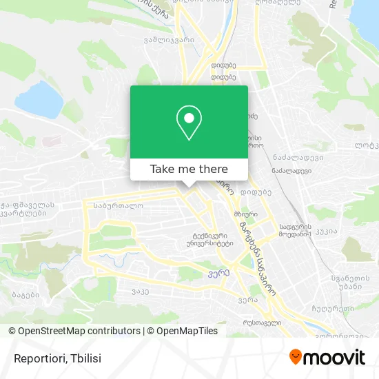 Карта Reportiori