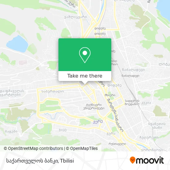 საქართველოს ბანკი map