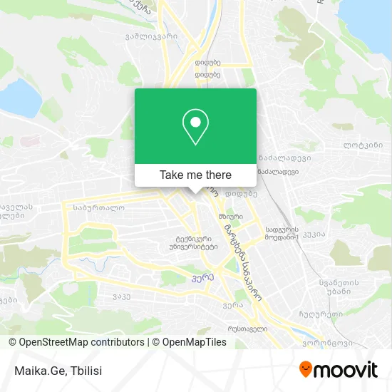 Карта Maika.Ge