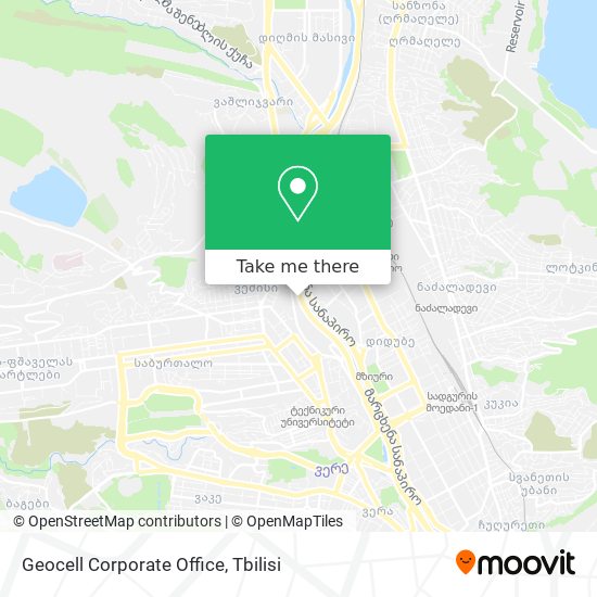 Карта Geocell Corporate Office