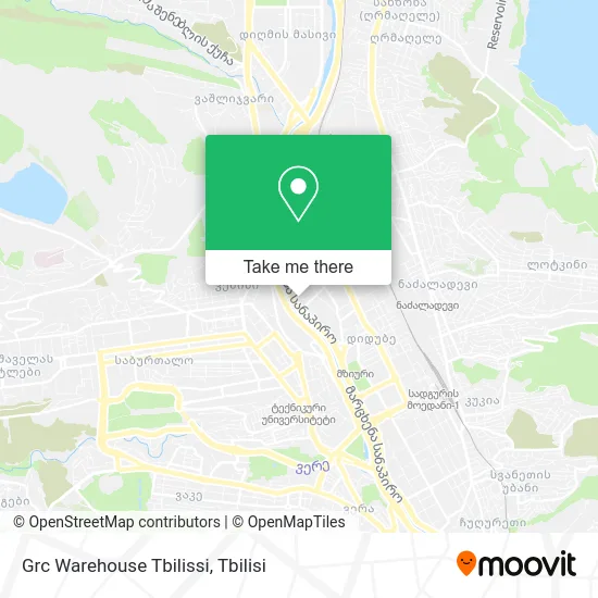 Карта Grc Warehouse Tbilissi