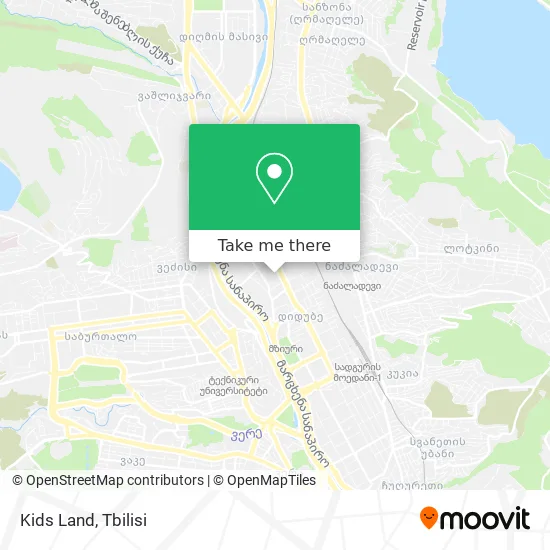 Карта Kids Land