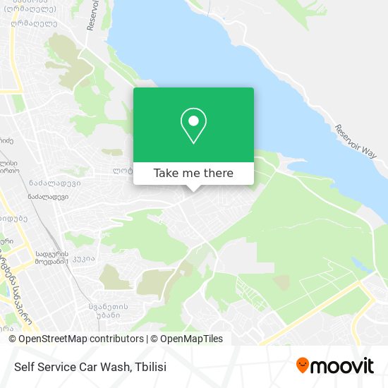 Self Service Car Wash map