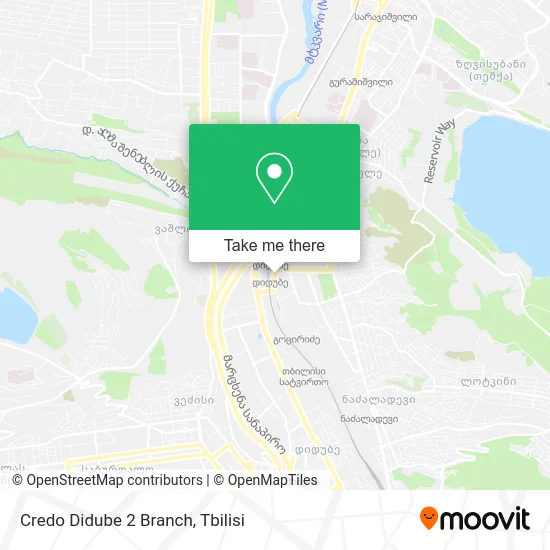 Карта Credo Didube 2 Branch