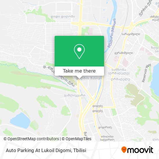 Карта Auto Parking At Lukoil Digomi