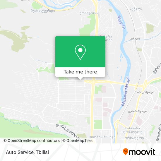 Auto Service map