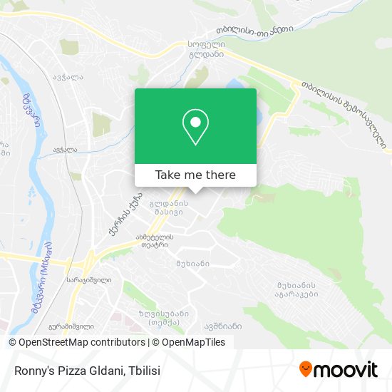 Ronny's Pizza Gldani map