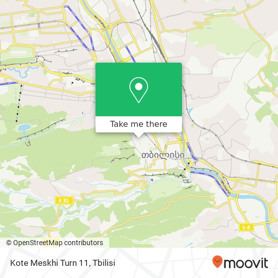 Карта Kote Meskhi Turn 11