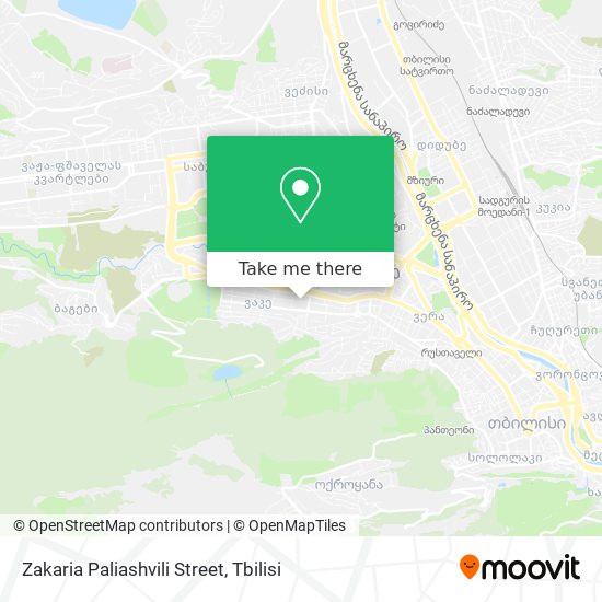 Zakaria Paliashvili Street map