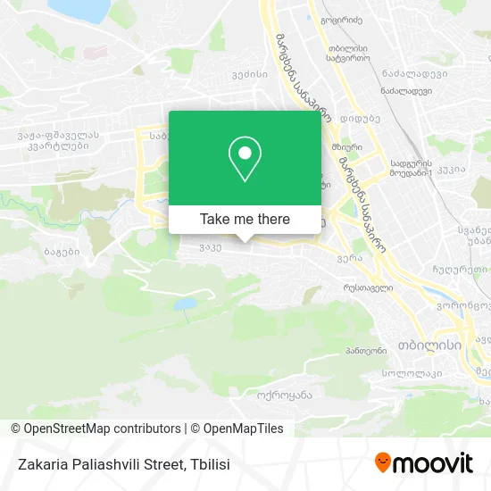 Карта Zakaria Paliashvili Street