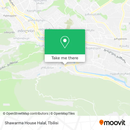 Shawarma House Halal map