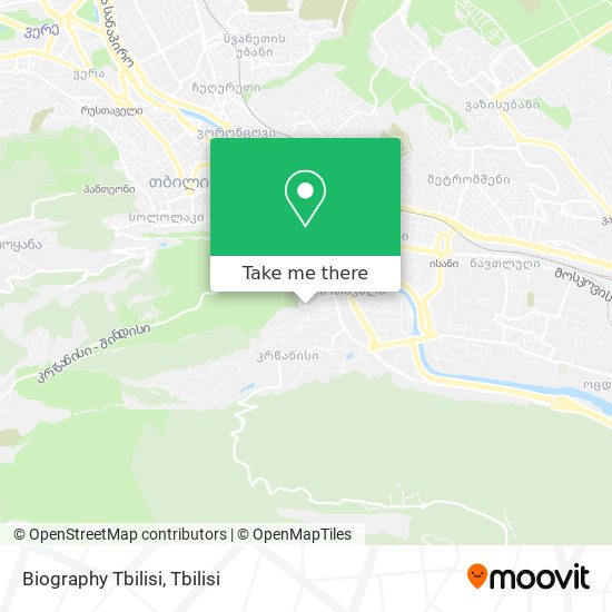 Biography Tbilisi map