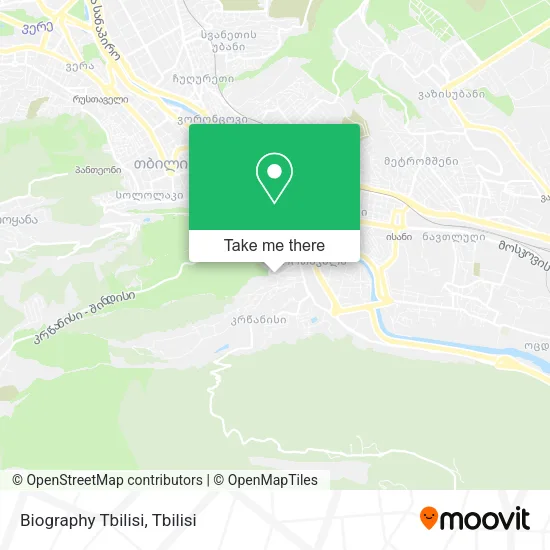 Карта Biography Tbilisi