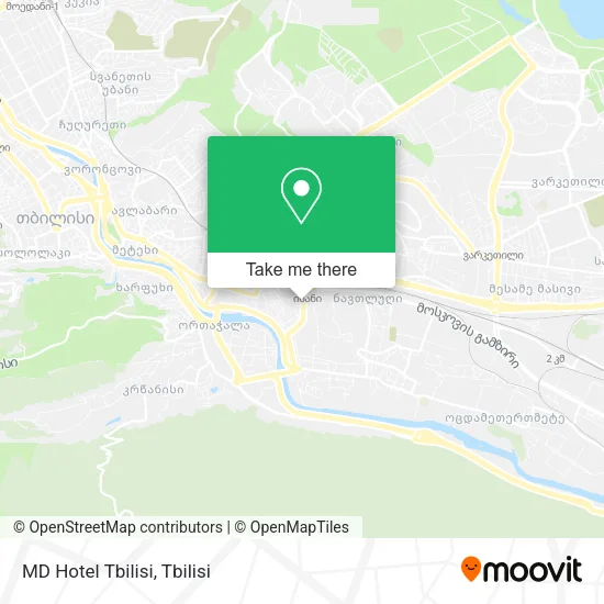 Карта MD Hotel Tbilisi