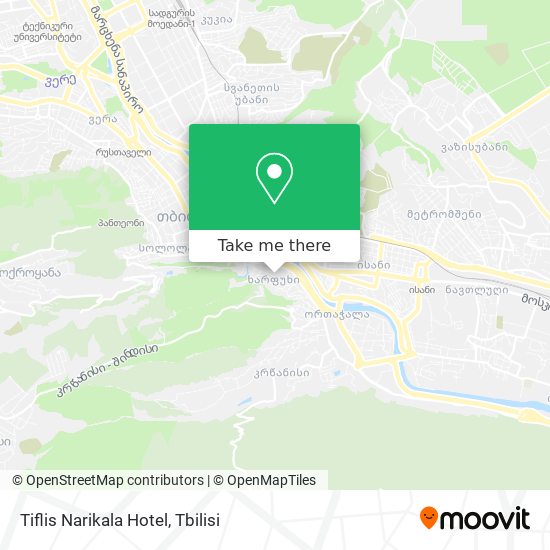 Tiflis Narikala Hotel map