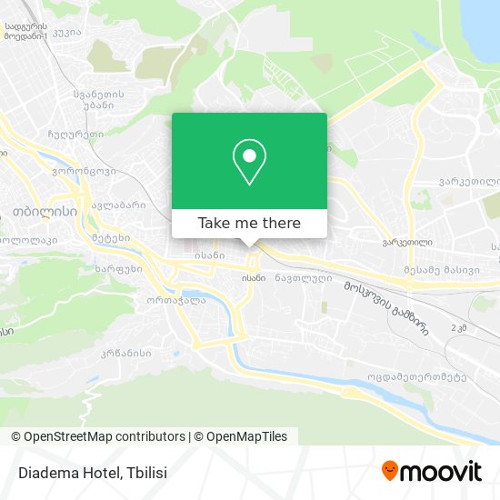 Diadema Hotel map